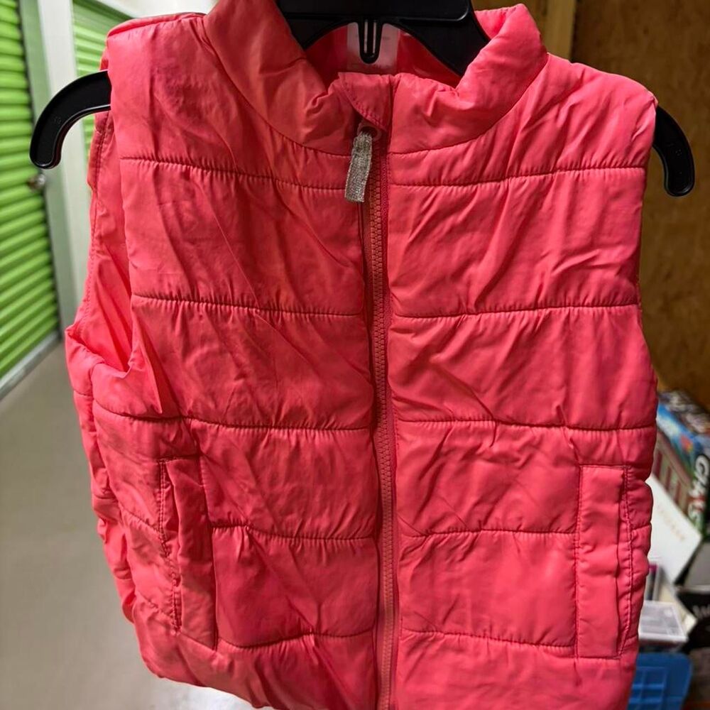 Carter-s Women's Pink and Red Gilet